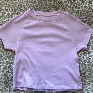 Aerie light purple baby tee size medium